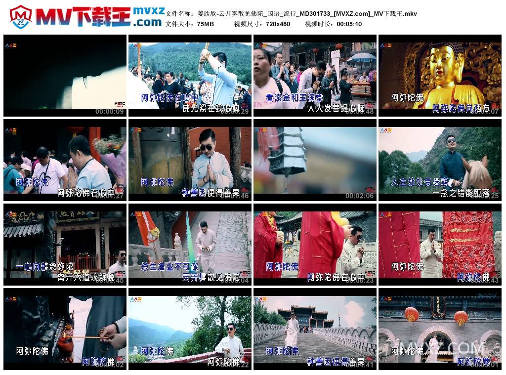 姜欣欣-云开雾散见佛陀_国语_流行_MD301733